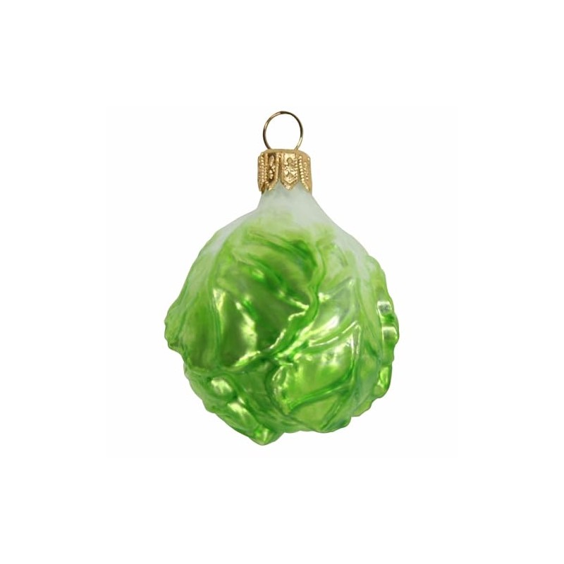 Gisela Graham : Glass Brussel Sprout Decoration