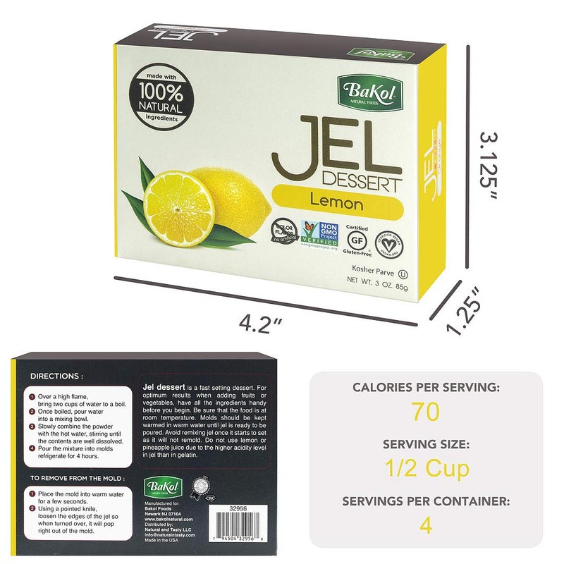 Bakol Jel Dessert - All Natural Vegan Dessert Mix -