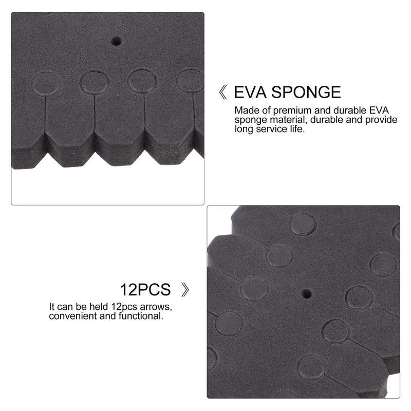 Gatuida 7Pcs Lightweight Arrow Rack Portable Shape Arrow Separator Sponge