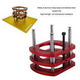 Precision Router Lift, Woodworking Trimming Machine, Aluminium Alloy Milling Table, Saw Insert, Plates, Lifting System, Base Set for Small Trimming Machines, Default