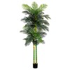Nearly Natural 9ft. Artificial Double Stalk Golden Cane Palm Tree