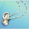 Collar Concha Marina Elegante Chapado Plata 925 / Circonita