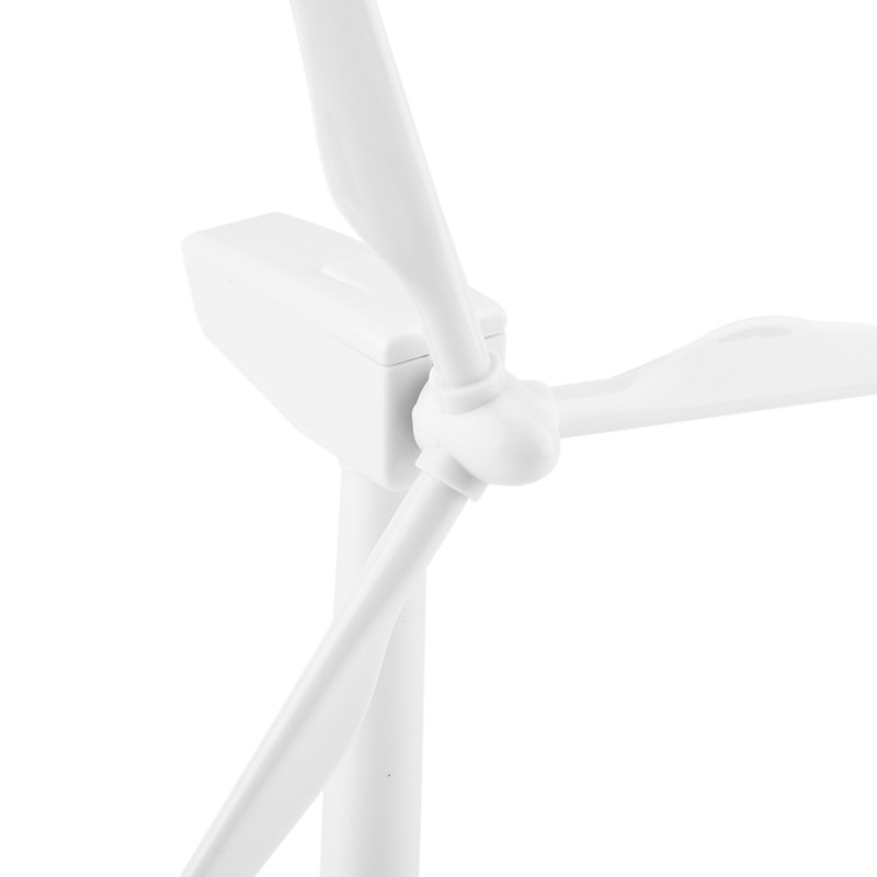 Solar Powered Wind Mill Model Desktop Decor Craft Kids Children