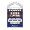 Klasse Leather Needles, Assorted 80 and 90, 1 Pack, 6pcs,