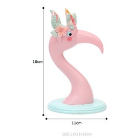 Cute Glasses Holder Elegant Pink Flamingo Glasses Stand Holder Glasses Accessories for Decorative Desk/Home/Office, pink