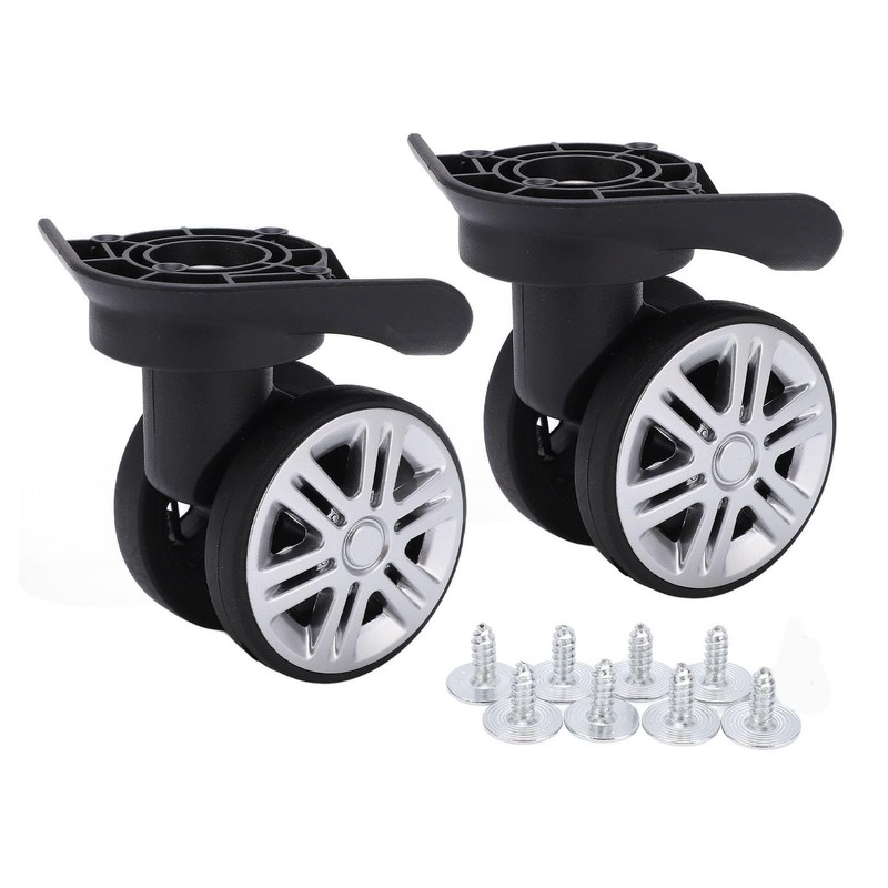 Luggage Castor 1 Pair Luggage Swivel Suitcase Castors Repalcement A19