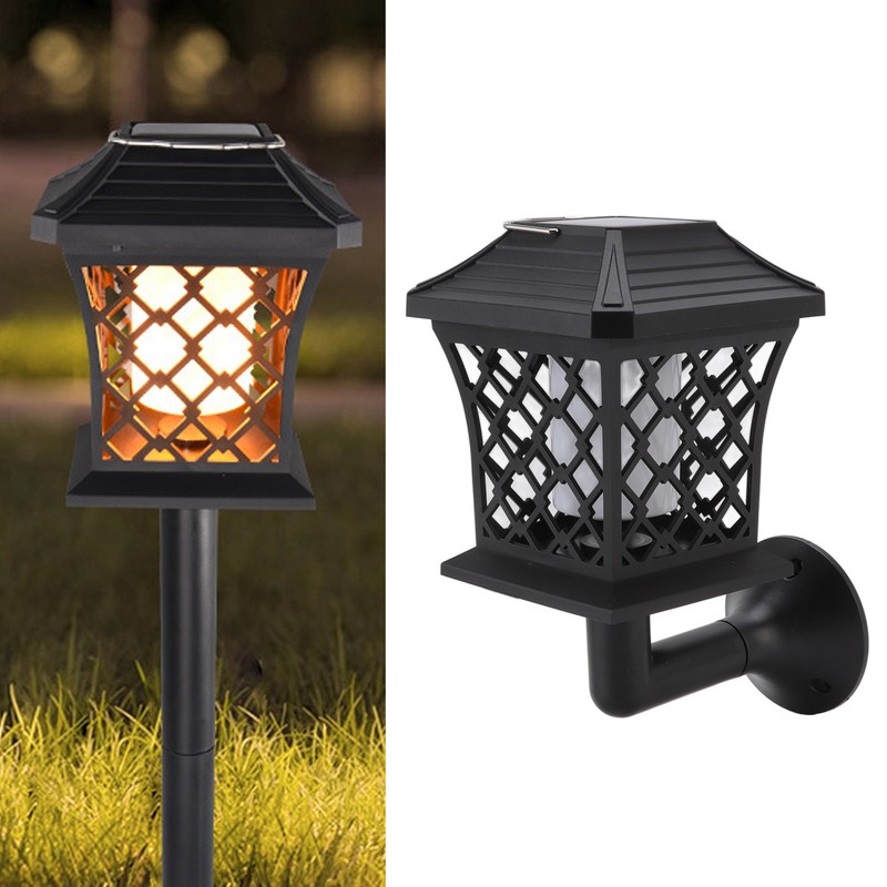 Solar Flame LED Lights Simulation Flickering Flame Grid Shape for