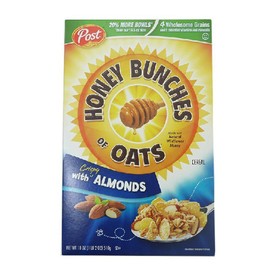 Post Honey Bunches of Oats with Crispy Almonds 14.5 Oz Box Pack of 2