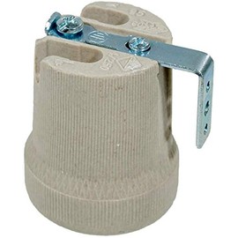 Bioledex E27 Set of 5 Ceramic Sockets with Bracket