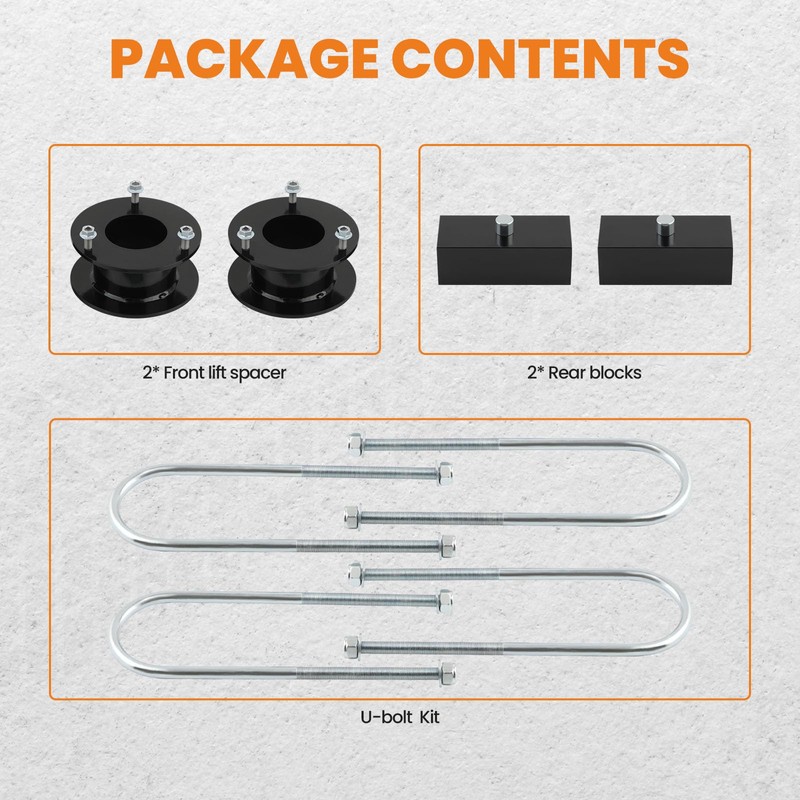 maXpeedingrods 3" Front & 2" Rear Leveling Kit for Dodge