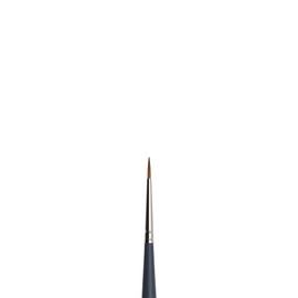Winsor & Newton 5011101 Professional Watercolour Brush, Painting Brush for Watercolour Paints with Synthetic Fibres, Ergonomic Handle, Durable & Dimensionally Stable, Short Handle, Round Brush No. 1