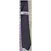 Bar III Men's Canyon Dot Slim Tie One Size Charcoal