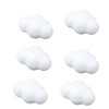Semetall 6pcs Ceramic Cabinet Knobs with Cloud Shape,Clouds Dresser Knobs