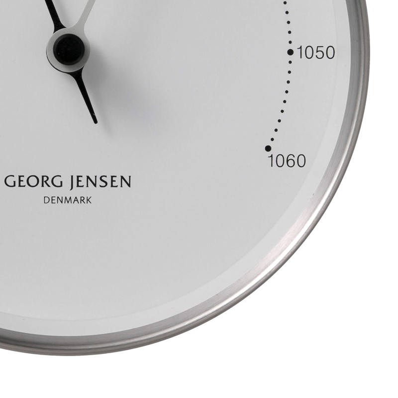 Georg Jensen George Gen Molds kopperu Goethe Barometer White Dial