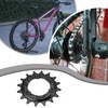 YINETTECH Pack of 2 Bicycle MTB Black 16 Teeth Insert