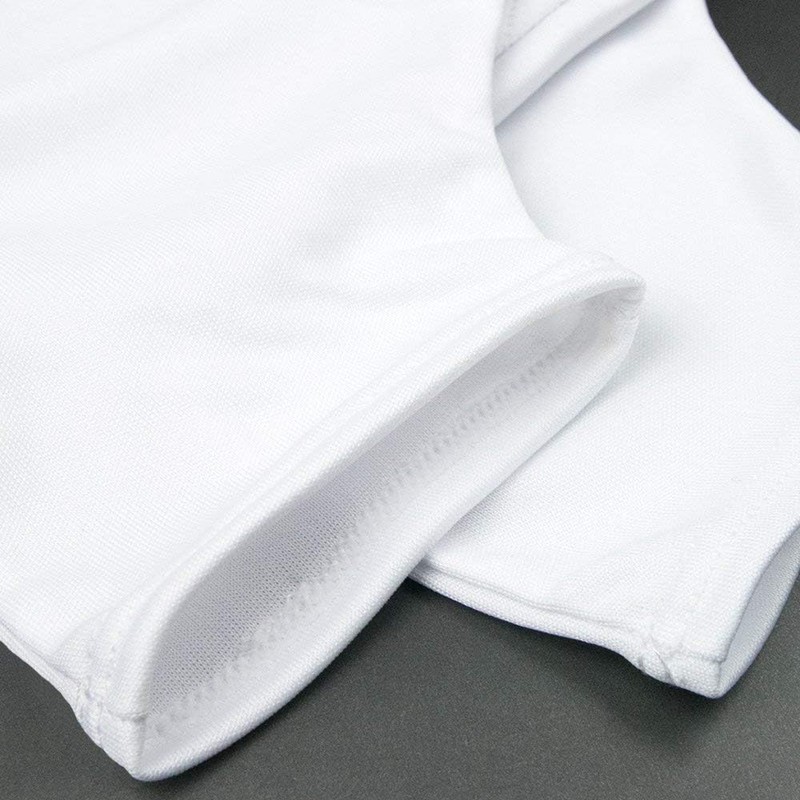 Kyoetsu Men's Tabi Socks, Stretch, White, Anti-Slip, wht, 25-26cm