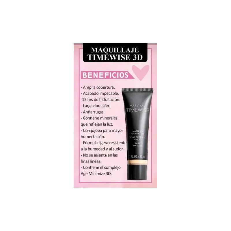 Maquillaje Liquido 3d Mate Mary Kay Beige N150