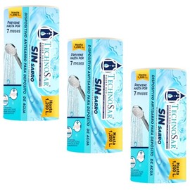 Sistema Antisarro y Suavizador de Agua para Tinaco y Cisterna 450 a 1,200 L | Pack 3 Piezas | 21 Meses de Protección | Elimina Sarro 85% | Filtro Magnético | TECHNOSAR