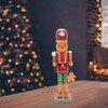 BESPORTBLE Christmas Wooden Nutcracker Gingerbread Man Handmade Wooden Nutcracker Christmas