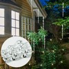 REBECASKYENS 24pcs Reflective Bird Deterrent Rods,Bird Scarers for Gardens, Pigeon