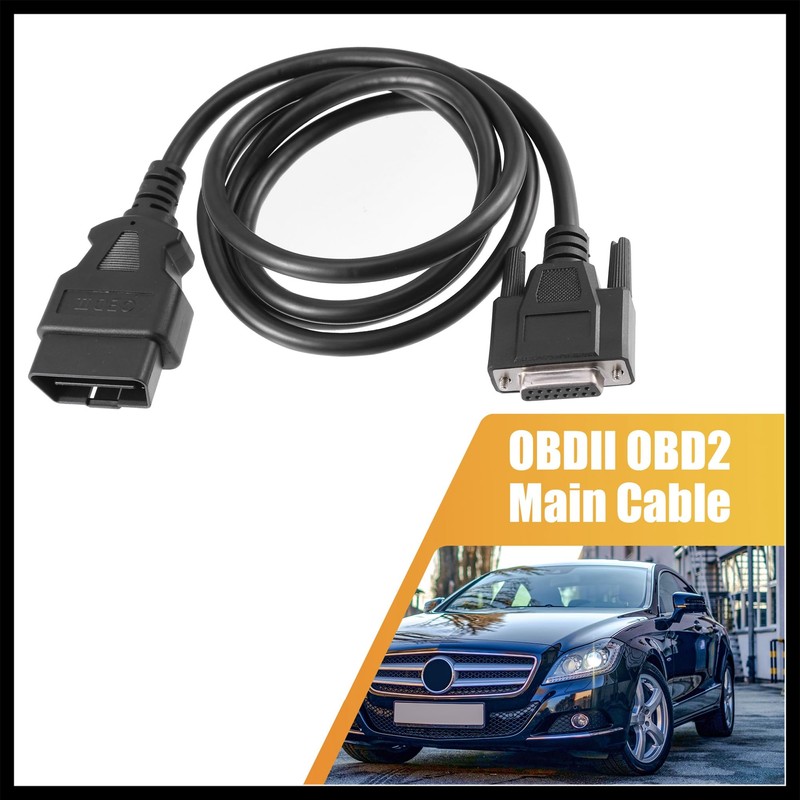 Hihaha OBDII OBD2 Main Cable Diagnostic Tool Adapter Connector Cable