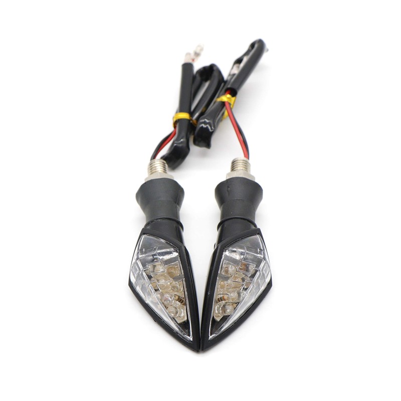 SFONIA 4pcs Motorcycle Indicator Light 12V 10LED Indicator Lights Motorcycle
