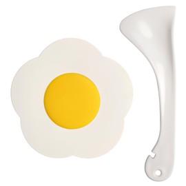 BRIDZON Pet Food Can Lids, Universal Size Can Covers for Dog and Cat Cans, Silicone Cat Food Top with Sunflower Shape One fit 3 Standard, Multifunctional Pet Can Opener Can Spoons (2 Pieces)