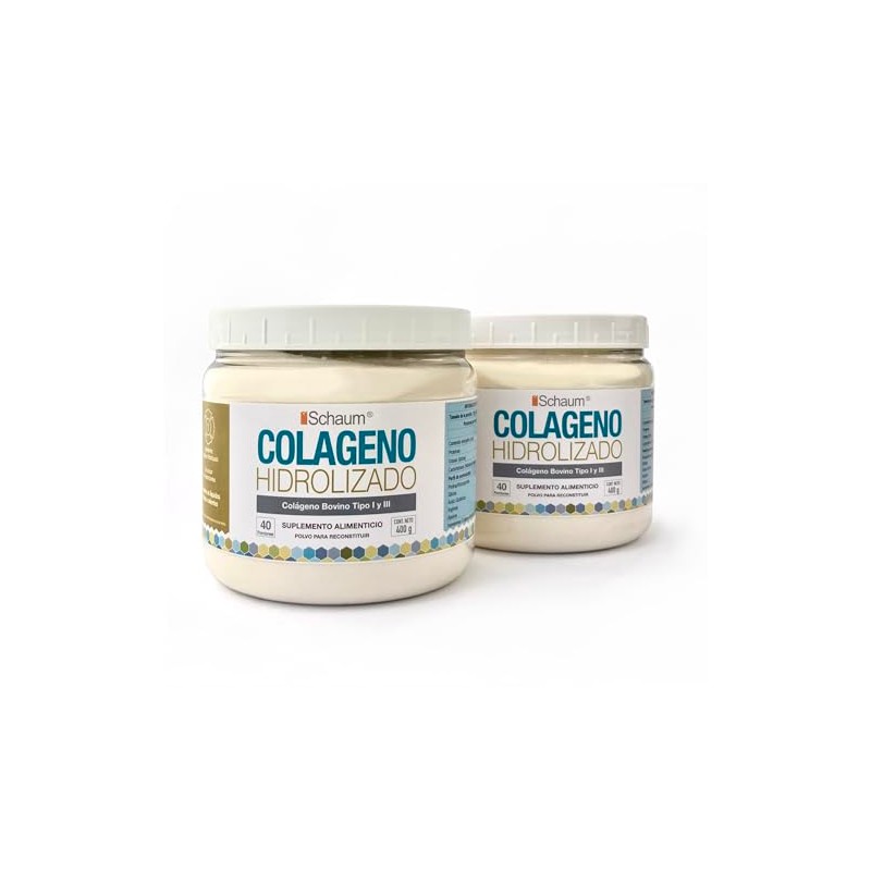 Schaum Colágeno Hidrolizado Polvo 100 Puro Pack 400