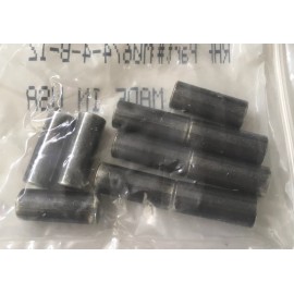 Unbranded [10 Pack]10 mm OD 25 mm Long Zinc Plated Brass Unthreaded Spacers M4 Screw Size