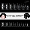 PAVIKE Nail Tips, Short Nail Tips, Handmade, False Nails, Short,