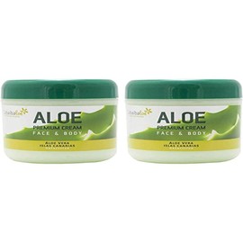 TABAIBA, aloe vera body cream aloe vera cream tabaibaloe premium face and body cream x 2 units, 600 ml