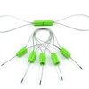 50pcs Numbered Security Cable Seals Tamper Proof Steel Wire Cable