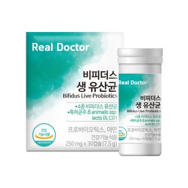 Bifidus Live Lactobacillus Intestinal Health Probiotics Prebiotics 30 Capsules, 1 Piece / 비피더스 생유산균 장건강 프로바이오틱스 프리바이오틱스 30캡슐, 1개