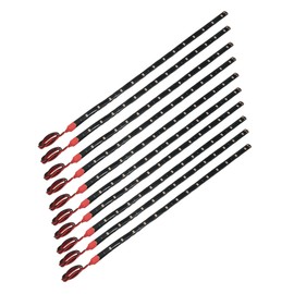 REPAIROCK 10 Pcs 30cm 1ft Interior Universal LED Strip Light 12V Flexible Waterproof Underglow Lights for Cars Truck Motorcycles Boat Purple Light Auto Replacement Parts