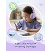 iClever Noise Cancelling Headphones for Kids Adults, SNR 29dB Safety