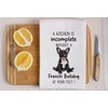 QSLEUNG French Bulldog Kitchen Gifts for Women - Cute Dishcloths