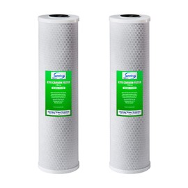 iSpring FC25BX2 High Capacity 20” x 4.5” Water Replacement Cartridges Whole House Carbon Filters