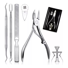 General Kit Alicates Pedicura Uñas Enterradas Empujador De Cuticula