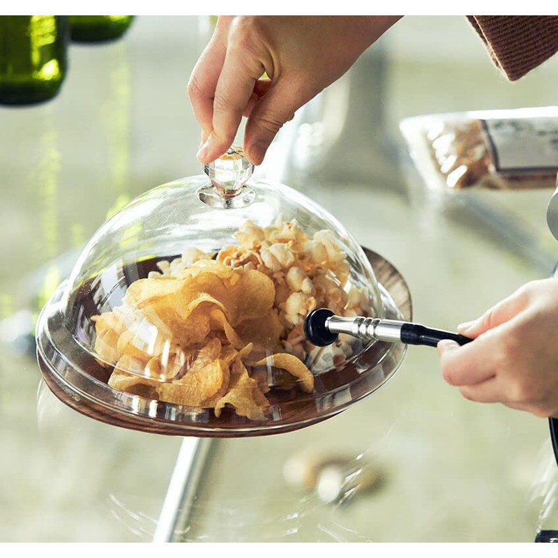 FRUNEP Smoking Dome, Transparent Resin Sealing Cover, Simple Cold and