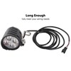 CYTGOUPER 36V 48V 52V 60V Electric Scooter Front Light,3 Pin