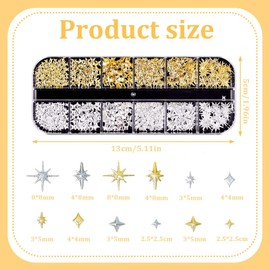 HAMKU Nail Charms, Sommer Muschel Nagelkunst Charms, Ozean Thema Nagel Steinchen für Frauen Acryl Nagel Ozean