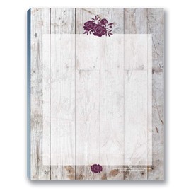 Stonehouse Collection Rustic Notepads - 4 Assorted Notepds - 50 Sheets Per Pad 4.25x5.5 inches (Rustic #2)