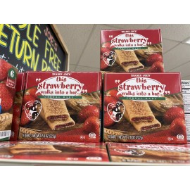Trader Joe's 2 Packs Trader Joe's This Strawberry Walks Into A Bar Cereal Bars 7.8 oz Each