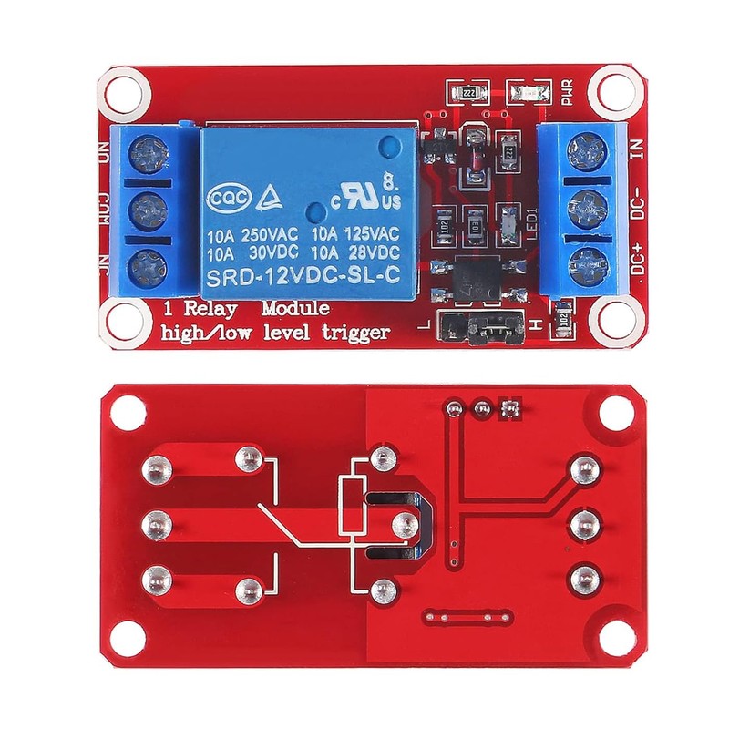 DUTTY 5V One Channel Relay Module Relay Switch with OPTO