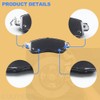 Front Brake Pads Kit,For Nissan 2013-2025 Altima and 2014-2018 Leaf,1650