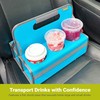 meori Reusable Drink Carrier, Take Out Cup Carrier, Collapsible, Coffee