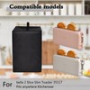 CouldyCasi Toaster Dust Cover for Bella 2 Slice Slim Toaster,
