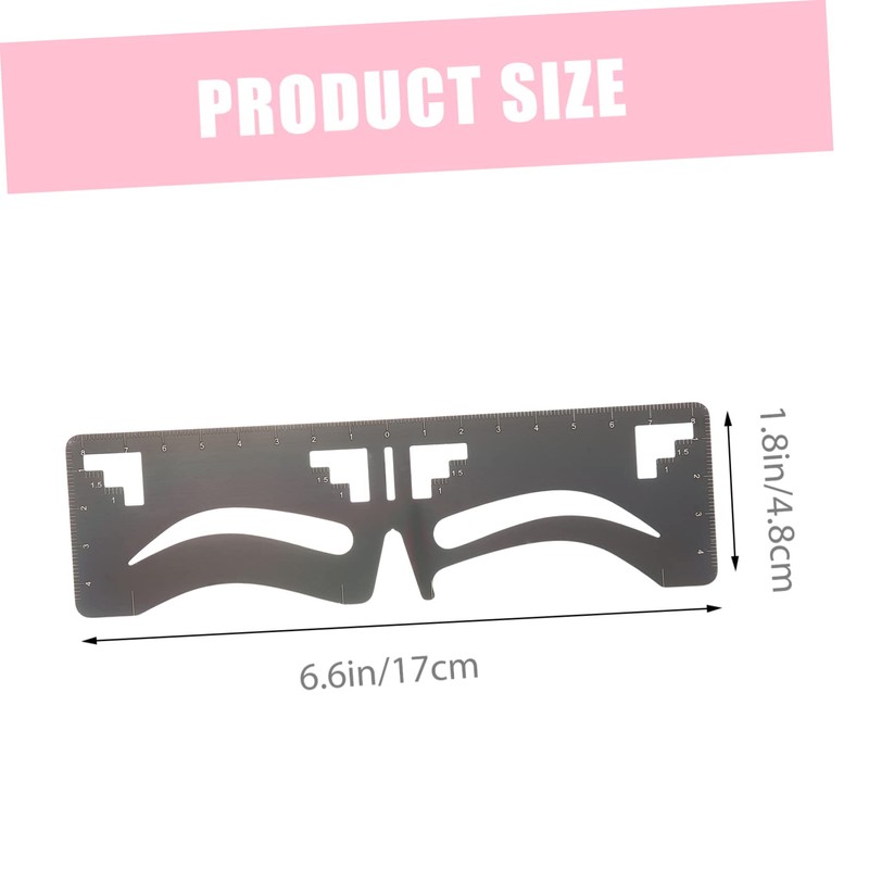 Beavorty 5sets Eyebrow Tint Shaping Tool Stencil Kit Ruler for