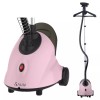SALAV® GS18-DJ Standing Garment Steamer with Roll Wheels Pink