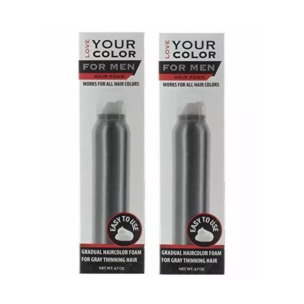 Love Your Color Gradual Haircolor Foam Compares to Grecian Plus,